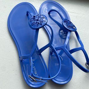 Blue Thong Sandals